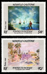 New Caledonia 1988 Scott #605-606 Mint Never Hinged