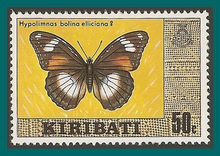 Kiribati 1979 Definitive Butterfly, 50c MNH #338,SG97