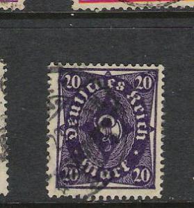 GERMANY 191 VFU POST HORNS K051