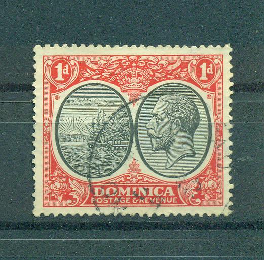 Dominica sc# 67 used cat value $1.40