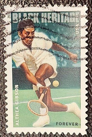 US Scott # 4803; used (46c) Althea Gibson from 2013; VF/XF centering; off paper