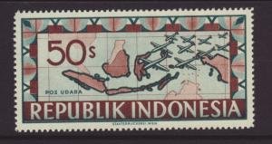 Indonesia C33 Map MNH VF