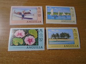 Anguilla  #  284-87   MNH