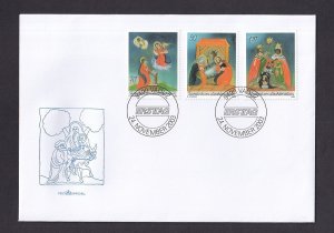 Liechtenstein   #1276-1278  FDC  2003    Christmas