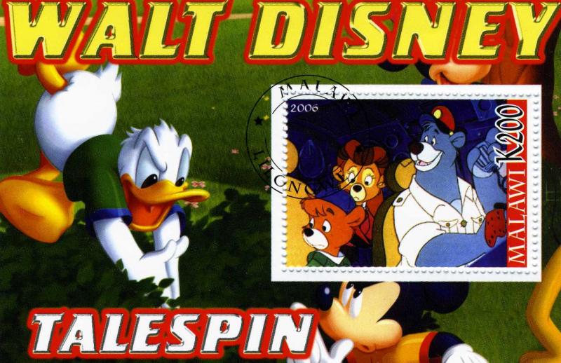 Malawi 2006 DISNEY Talespin s/s Perforated Fine Used