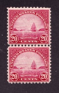United States         567          MNH OG Vertical pair