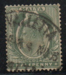 MALTA  Scott 21 KEVII 1903 Watermark 2 Used