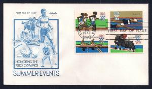 UNITED STATES FDC 15¢ Olympics BLK 1979 Artmaster