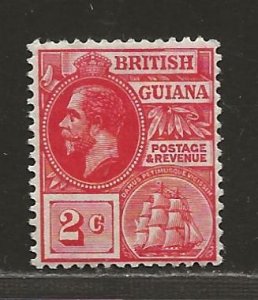 BRITISH GUIANA SC# 179   FVF/MLH