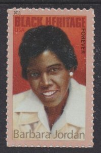 2011 Barbara Jordan-Black Heritage- Forever Single Stamp, Sc# 4565, MNH, OG