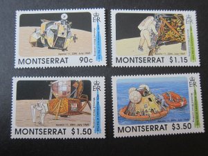 Montserrat 1989 Sc 726-9 space set MNH