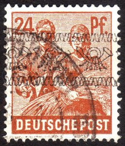 1947, Germany, American-British Occ. (Bizone), 24pfg, Used, Sc 608