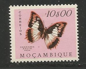 MOZAMBIQUE 382 MINT HINGED BUTTERFLY