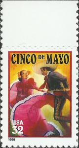 # 3203 MINT NEVER HINGED CINCO DE MAYO