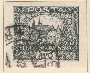 A5P64F47 Czechoslovakia 1919-20 120h Imperf used