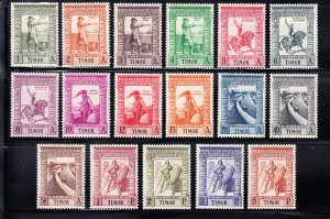 Timor #223-39 Mint OG Nice Set