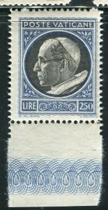 VATICAN; 1940 early Papal issue fine MINT MNH unmounted 2.50L. value