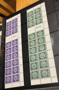 Israel Scott #18-21 1949 Coins Complete Tete Beche Double Strips MNH!!