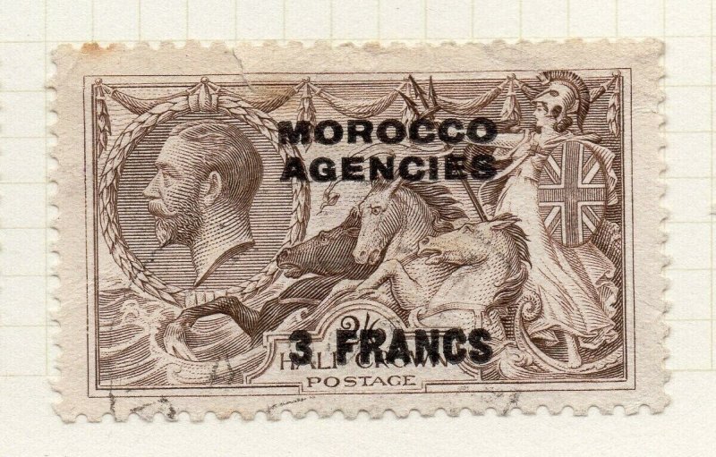Morocco Agencies French Zone 1924-32 Used Shades 3F. Optd Surcharged NW-180666