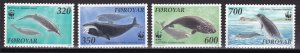 Faroe Islands, Fauna, WWF, Whales MNH / 1990