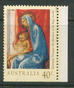 Australia SG 1487  VFU  booklet imperf bottom right