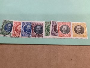 Danish West Indies Scott #43-50 4 used 4 unused OG