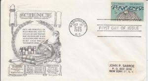 1237 The Sciences 5c FDC w/The Aristocrats Day Lowrey Cachet