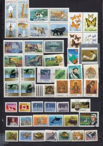 CANADA 1988 SET OF 51 STAMPS MNH