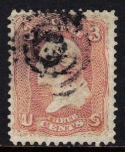 US Sc #65 Used VF Target Cancellation