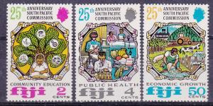 Fiji 324-26 MNH 1972 South Pacfic Commission