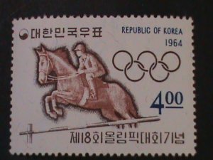 KOREA-1964-ST313- OLYMPIC GAMES-RARE SCOTT NOT LISTING -MNH-VF LAST ONE