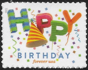 US #5635 (58c) Happy Birthday - Hat, Confetti & Streamers ~ MNH