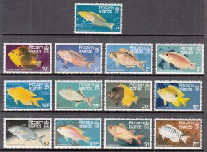 Pitcairn Islands 231-243 Fish MNH VF