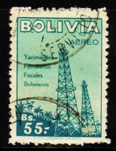 Bolivia - #C182 Oil Derricks  - Used