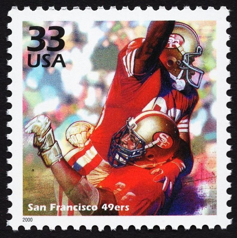 US 3190c MNH VF 33 Cent  San Francisco 49er's Celebrate the ...
