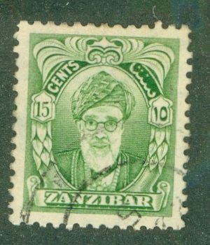 ZANZIBAR 232 USED BIN $2.00