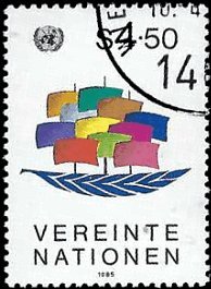 UN VIENNA   #50 USED (1)