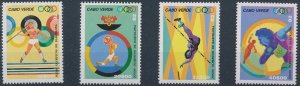 Cape Verde 1992 MNH Stamps Scott 624-627 Sport Olympic Games