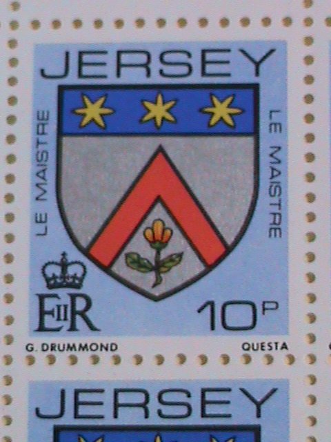 ​JERSEY STAMP:1981-COAST OF ARM MINT NOT HINGED SOUVENIR SHEET