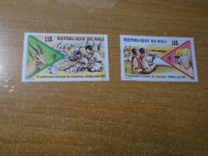 Mali  #  425-27  MNH    Scouting