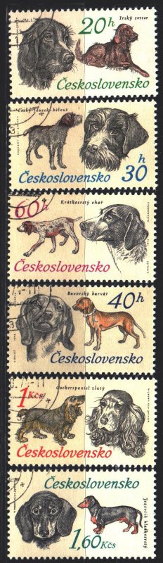 Czechoslovakia. 1973. 2154-59. Dogs. USED.