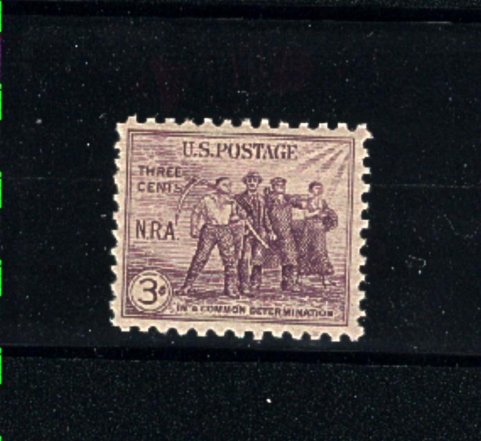 USA #732    Mint VF NH  1933 PD .15