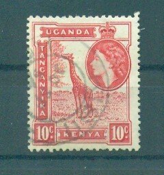 Kenya , Uganda & Tanzania sc# 104 used cat value $.25