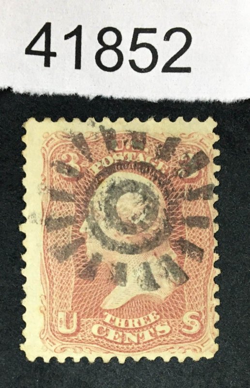 US #65 USED w/ SF COGWHEEL FANCY CANCEL...SKINNER # GE-P 29    PF-C 5////AQ