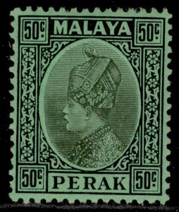 MALAYSIA - Perak GV SG99, 50c black/emerald, M MINT. Cat £10.