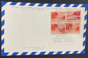 1970s Paramaribo Suriname First Flight Airmail PC Cover To Sydney Australia