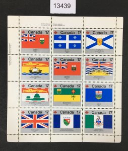 MOMEN: US STAMPS  # 17c CANADA FLAFSHEET MINT OG NH  LOT #13439