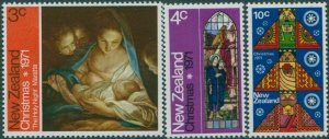 New Zealand 1971 SG964-966 Christmas set MLH