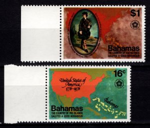 Bahamas 1976 Bicentenary of American Revolution, Marginal Set [Mint]