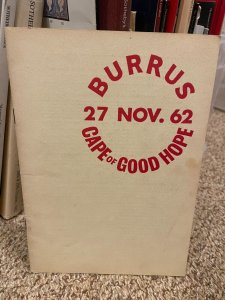 BURRUS COLLECTION Cape of Good Hope - November 27, 1962 Robson Lowe Auction